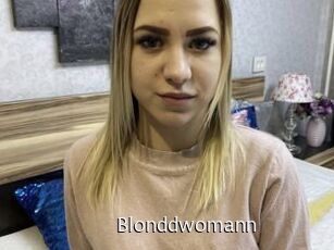 Blonddwomann